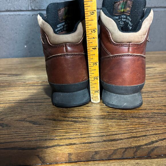 Timberland Women’s Leather Hiking Boots Brown Lace Up 95563 Size 8 Trail Outdoor - Picture 5 of 9